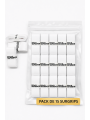 🎾 Pack de 15 surgrips WILSON Profile Overgrip – blancs
