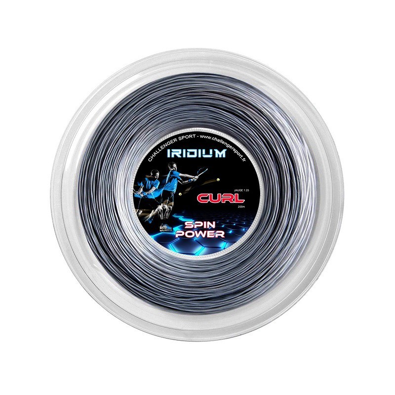 Cordage raquette tennis Iridium Curl - CHALLENGER SPORT