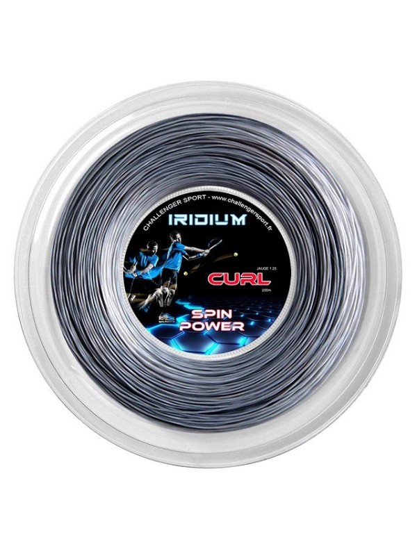 Cordage raquette tennis Iridium Curl - CHALLENGER SPORT